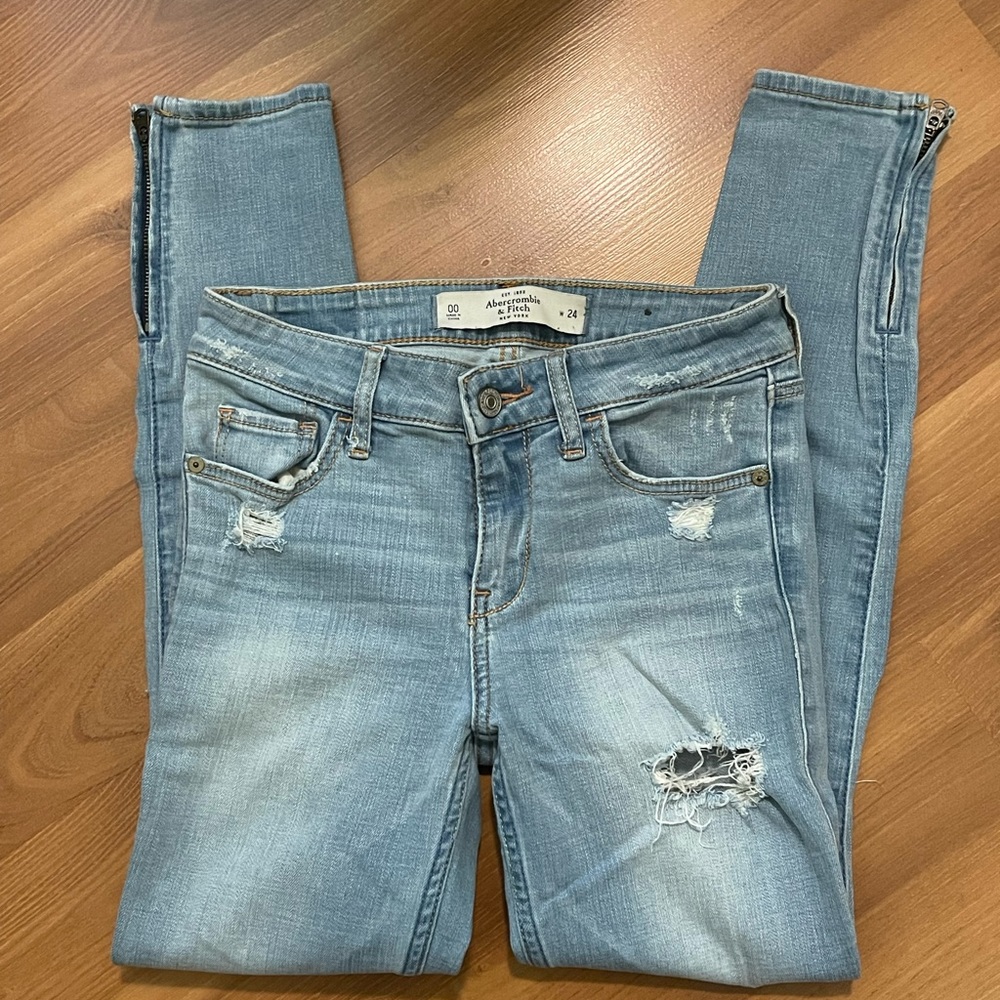 Abercrombie & Fitch Skinny Ankle Zip